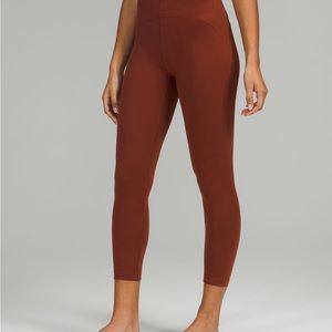 Lululemon - InStill HR Tight Pant 25” Size 6-Date Brown